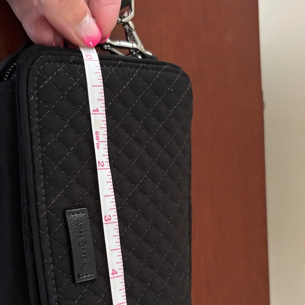 Vera Bradley Black Quilted Crossbody Bag
